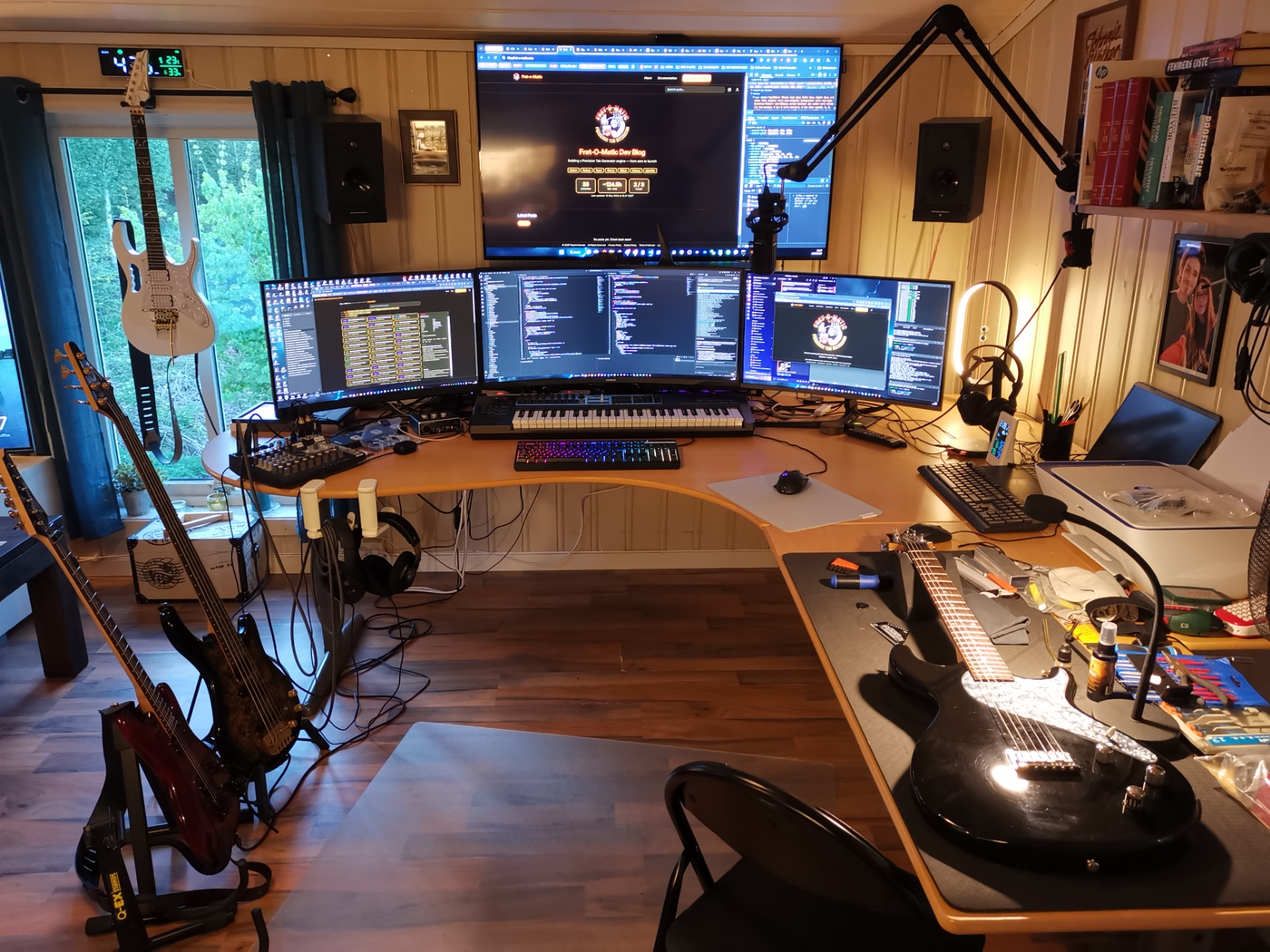 My little music and development studio — in a land far, far away called Norway